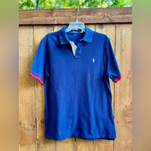 Polo Ralph Lauren Classic Mesh Top Navy Size L